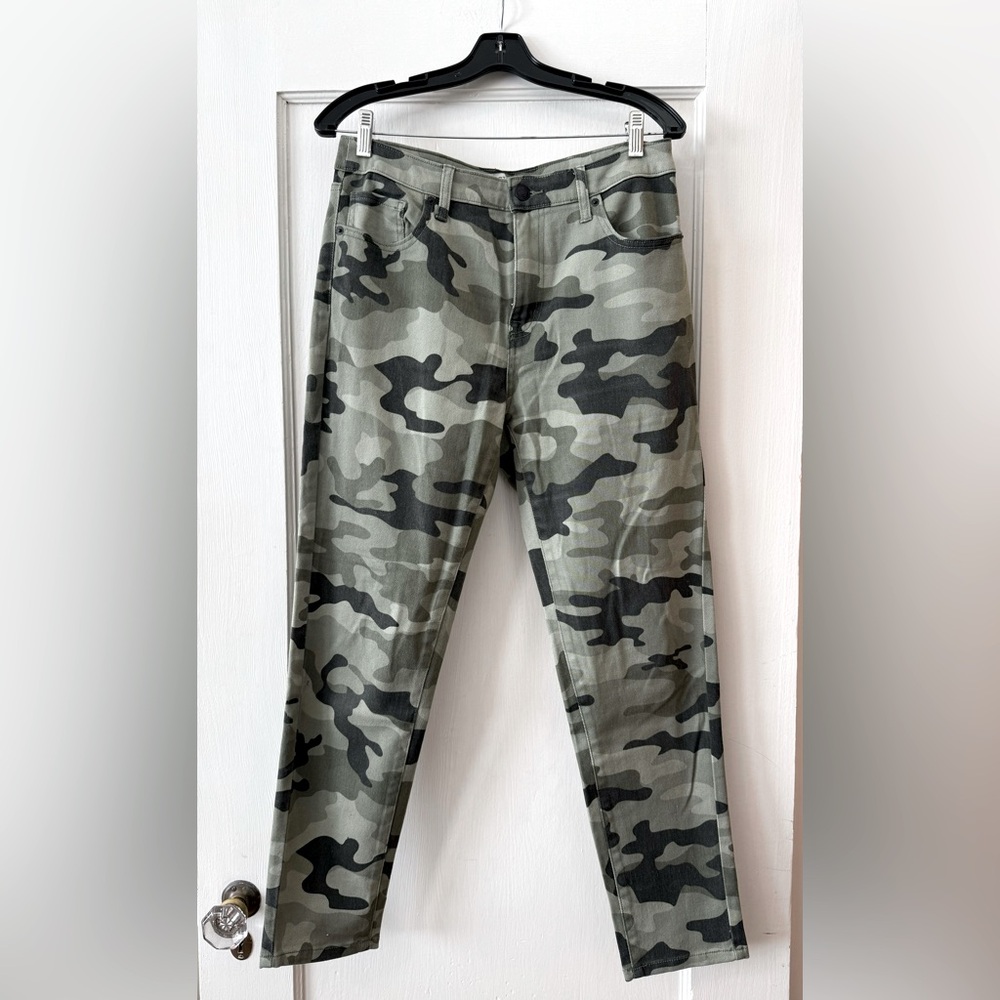 Nili Lotan x Target | Camo Print High-Rise Ankle Length Skinny Jeans - Sz 8